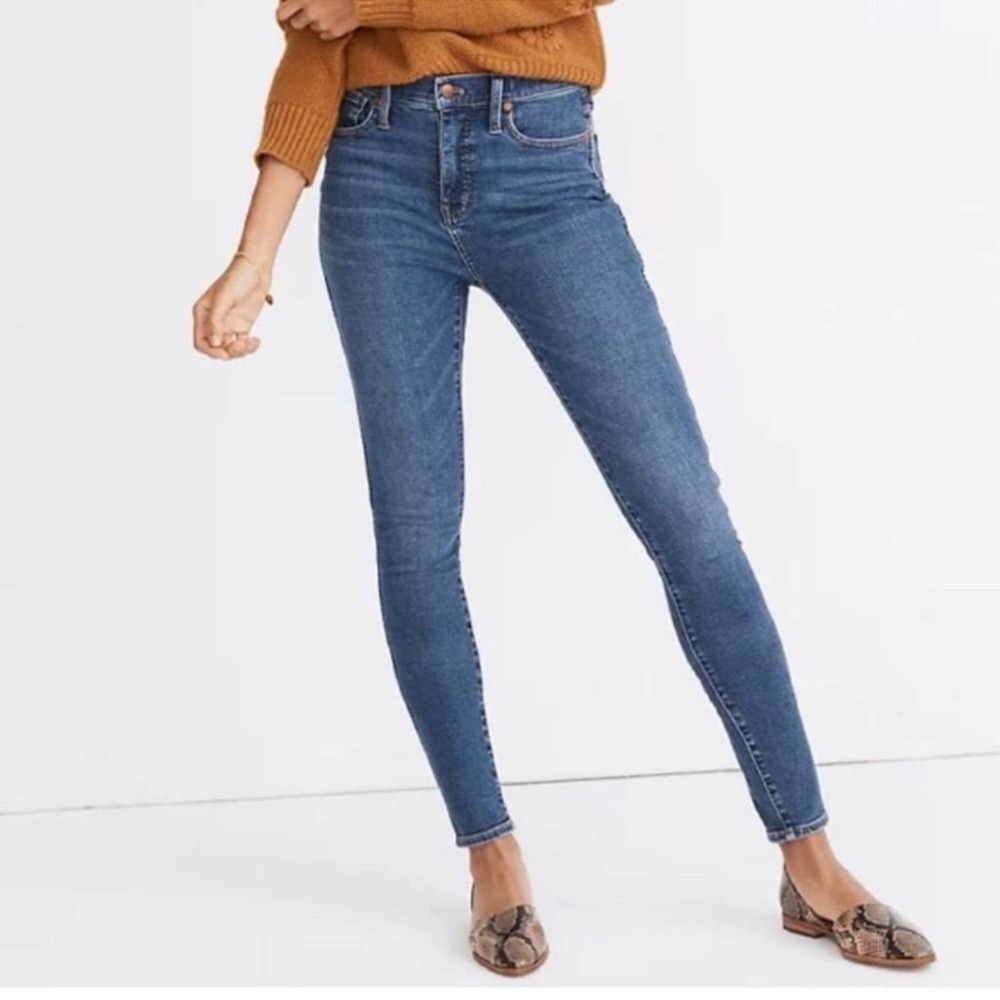 Madewell 10” High skinny jeans 30